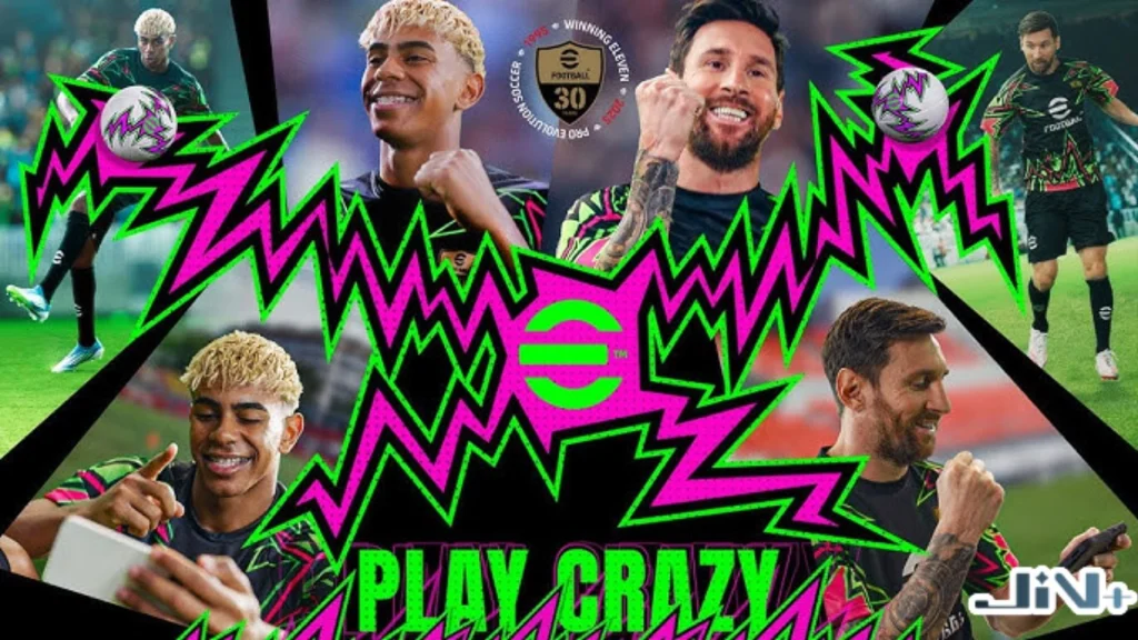 2026亞運電競項目——eFootball(模擬足球運動)數位體育賽事對決畫面。