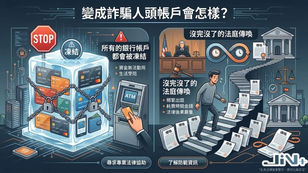 賣簿子判多久？詳解洗錢防制法第22條、提供帳戶罪刑責與帳戶被凍結之法律後果。