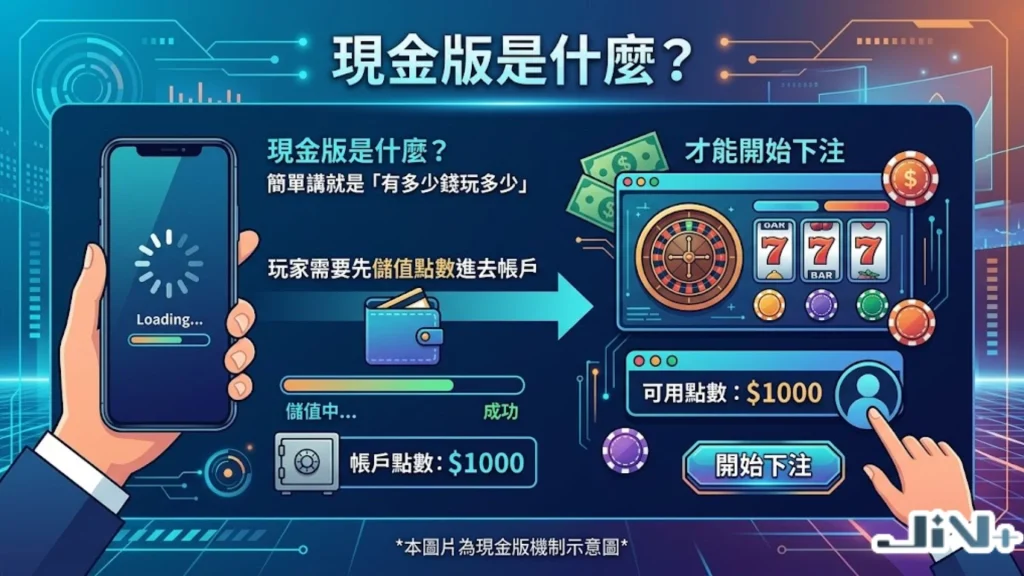 現金版是什麼?解析現金版娛樂城推薦優勢:先儲值後下注、量力而為與豐富現金版優惠活動。